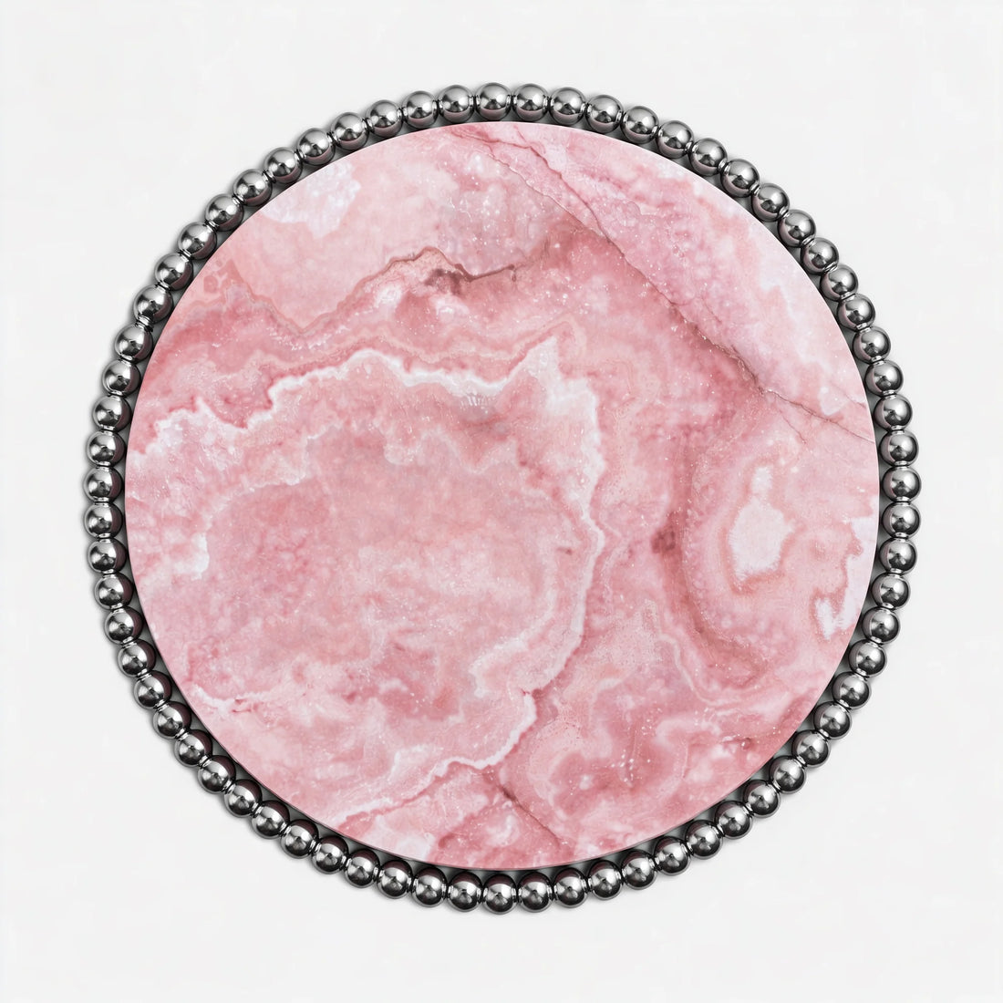Luxury Italian Pink Marble Dining Table