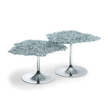 Luxury Italian Sculptural Nesting Coffee Table Set