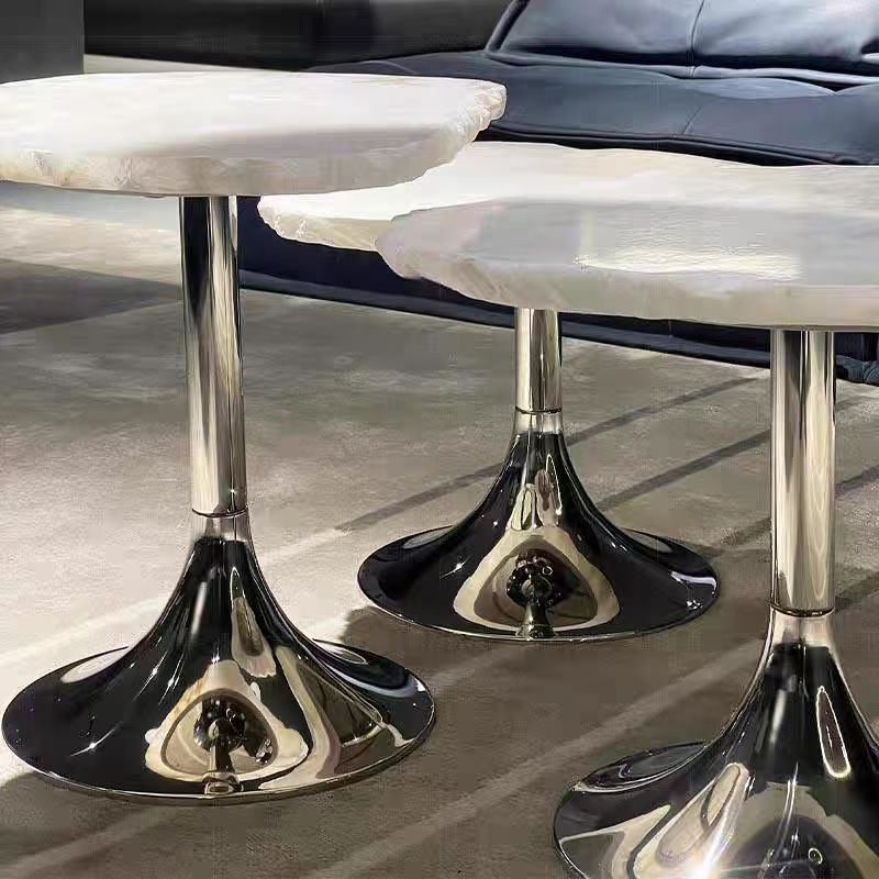 Luxury Italian Stone Nesting Side Table Design