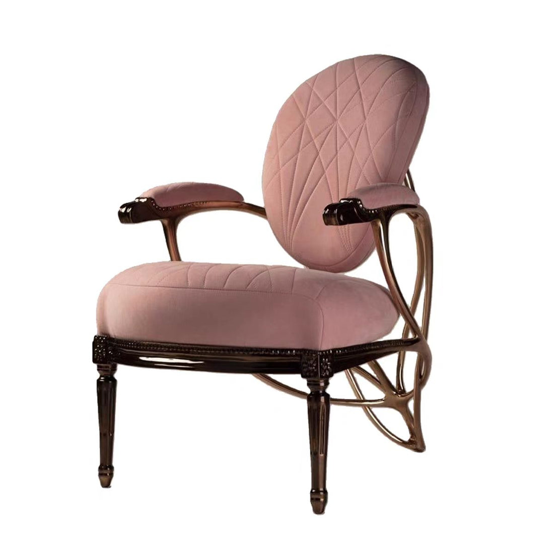 Luxury Pure Copper Butterfly Lounge Chair