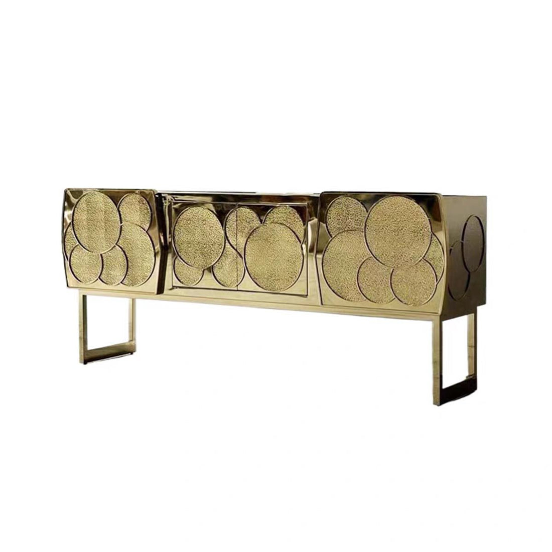 Luxury Stainless Steel Sideboard Cabinet Design