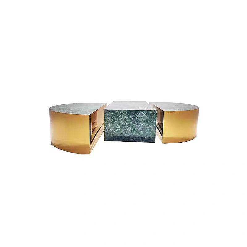 Modern Marble Stainless Steel Modular Coffee Table