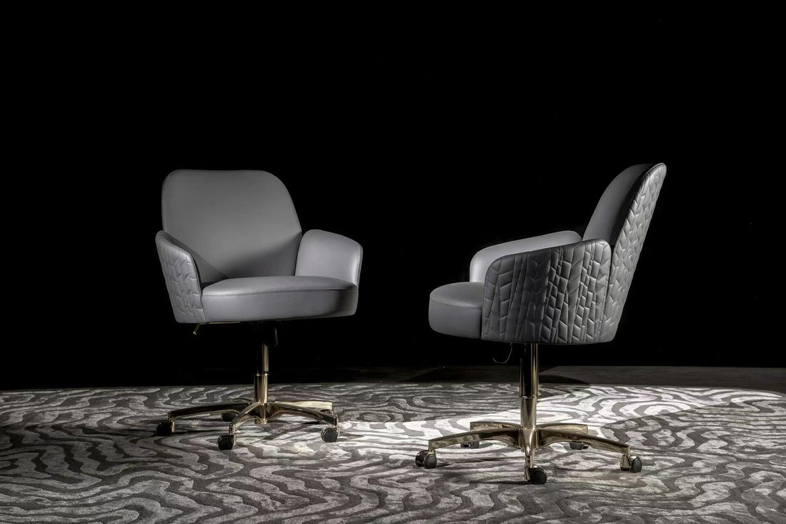 President Best Leather Stainless Steel Chair