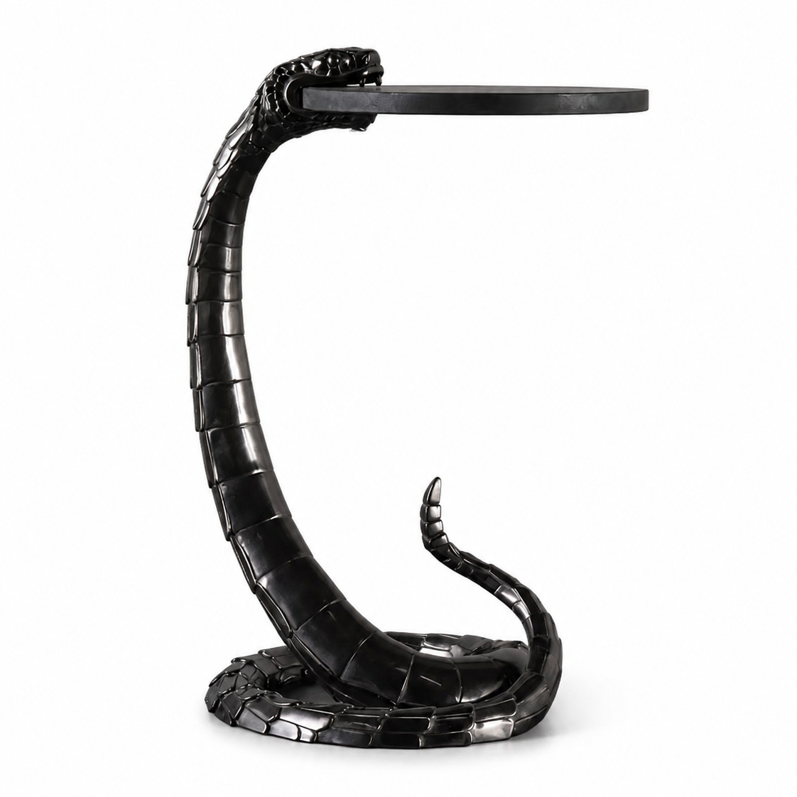 Limited Edition Copper Rattlesnake Side Table