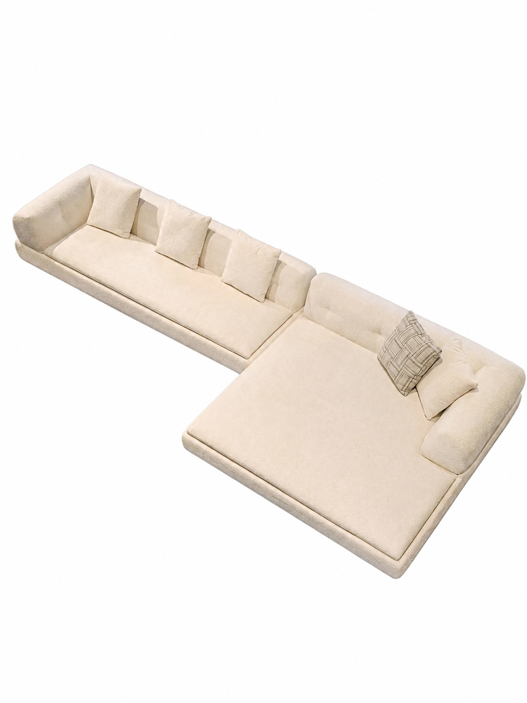 Luxury Italian Super Moon Chenille Sofa