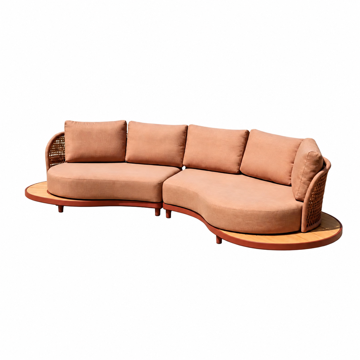 Luxury Italian Super Moon Chenille Sofa