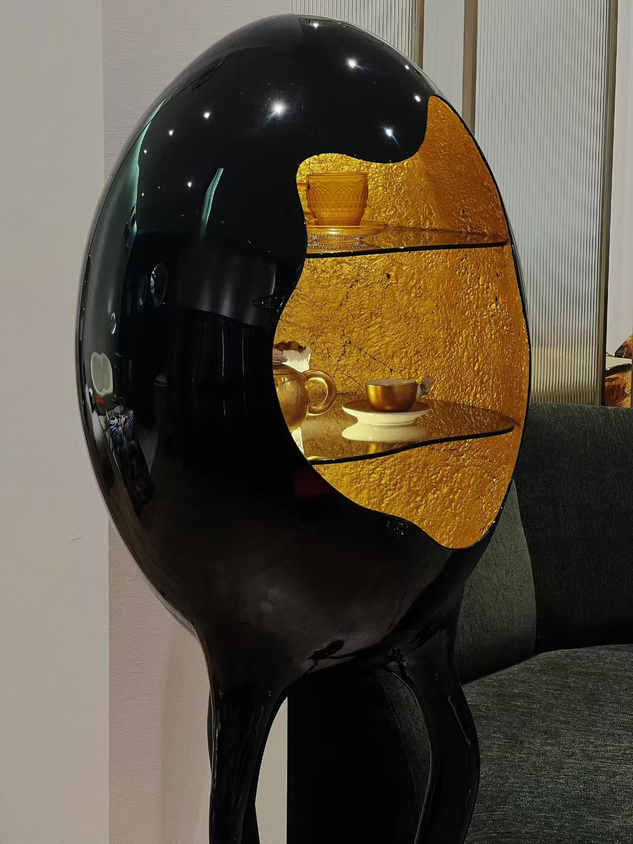 Luxury Fiberglass Art Display Cabinet Design