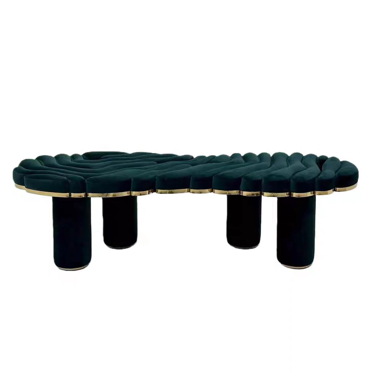 Luxury Italian Irregular Designer Bench