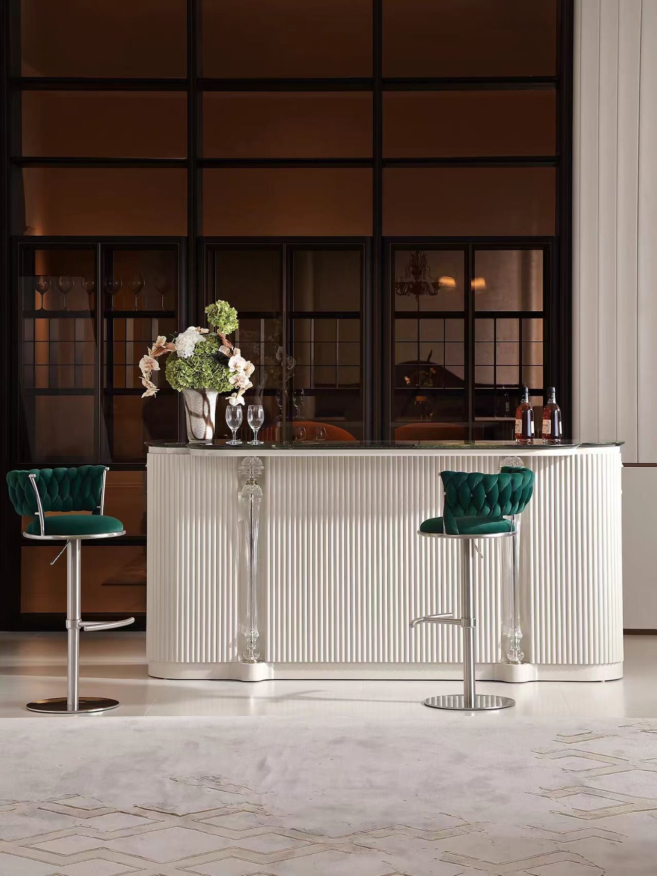 Luxury Italian Marble Bar Island