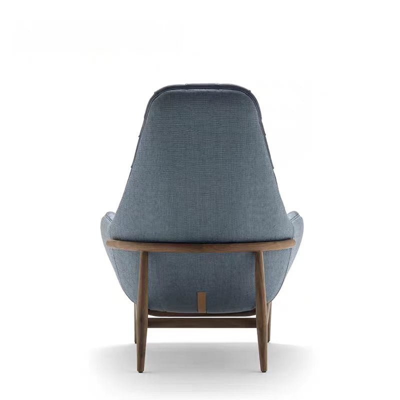 Luxury Italian Fabric Lounge Chair