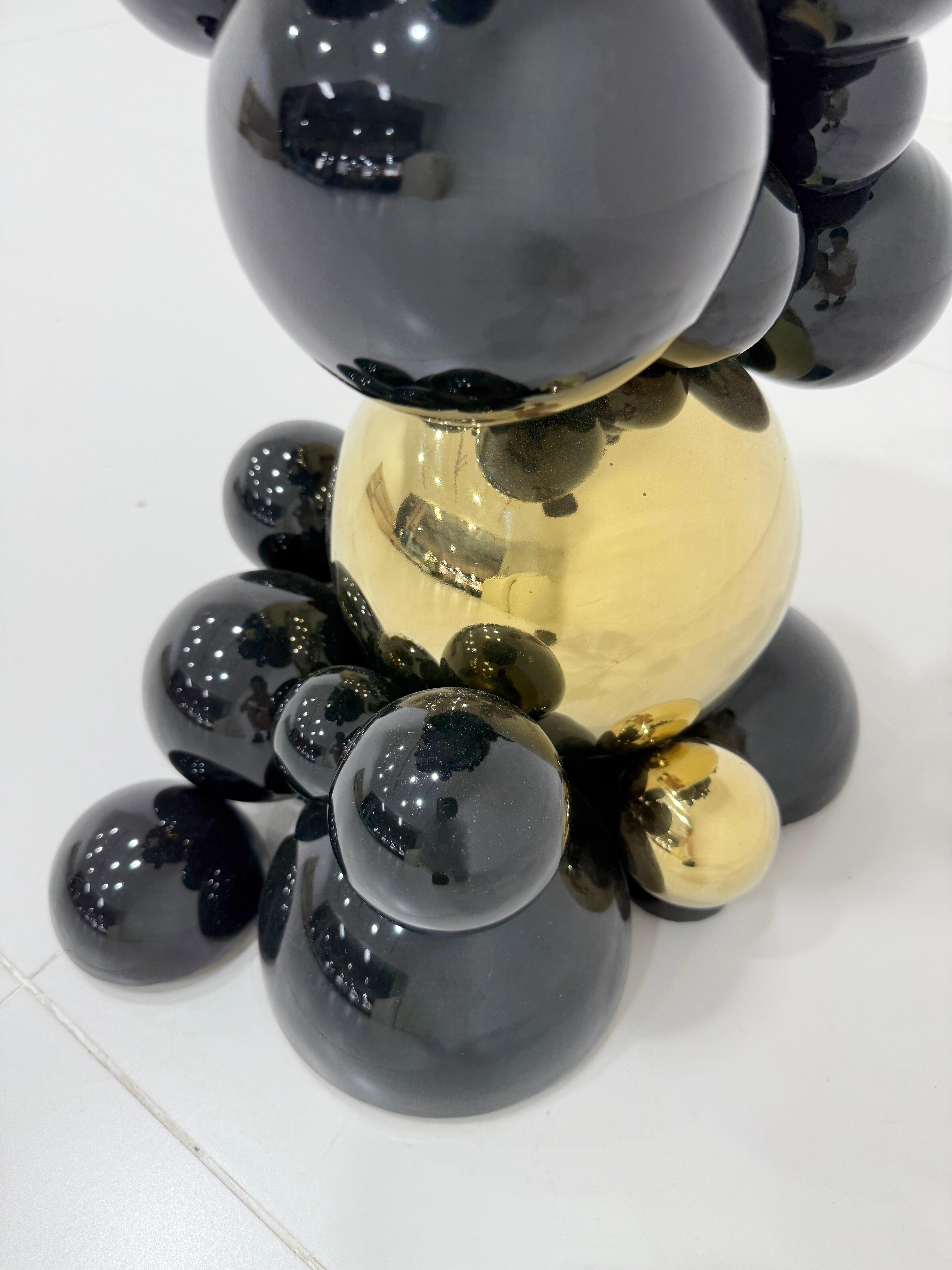 Luxury Italian Artistic Bubble Side Table