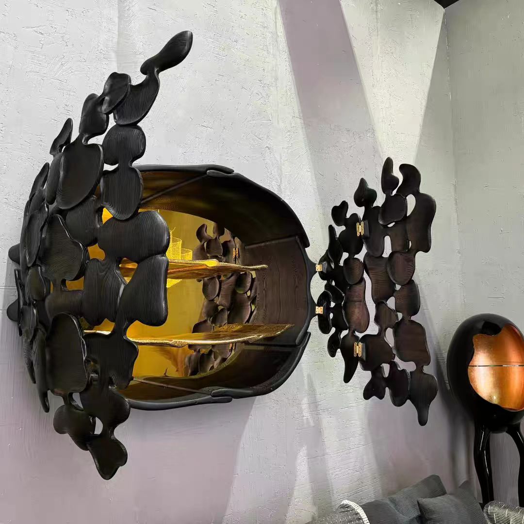 Luxury Nordic Petal Wall Cabinet