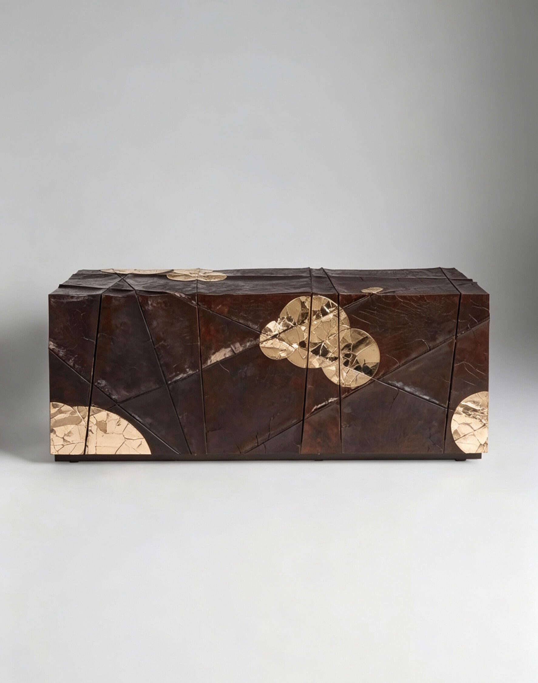 Luxury Italian Artistic Wood Sideboard