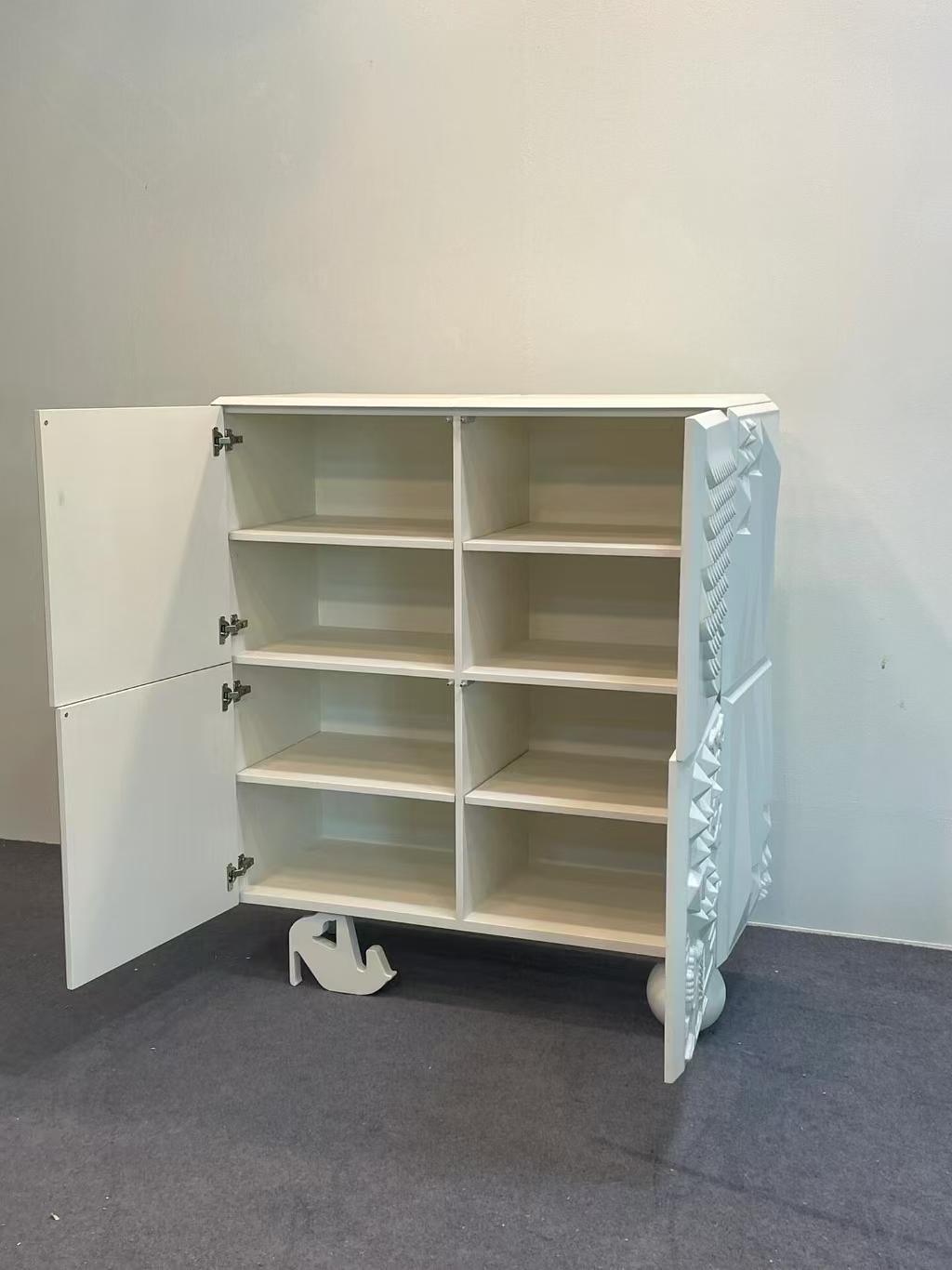 Luxury Artistic Relief Sideboard Cabinet Design