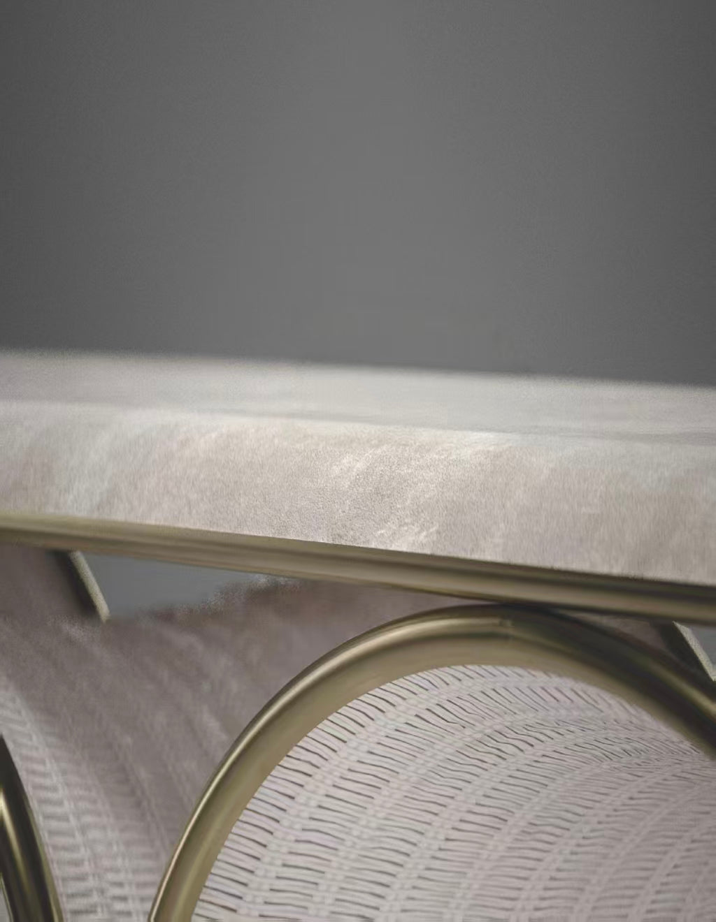 Luxury Italian Rattan Bed Bench
