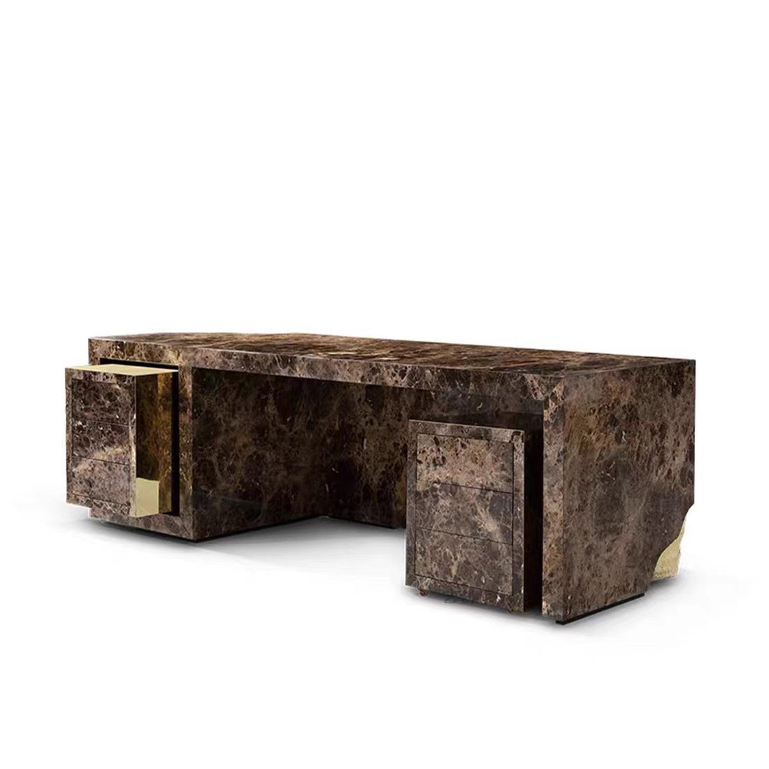 Custom Luxury Marble Desk for Villa & Executive Projects