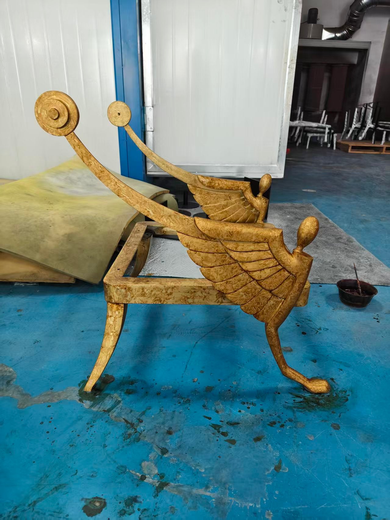Italian Modern Claw Lounge Chair