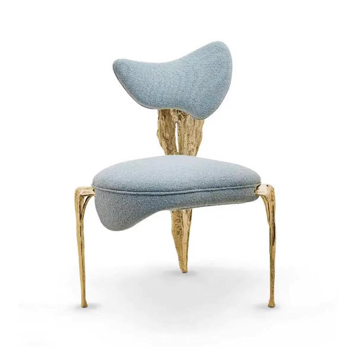 Luxury Italian Brass Dining Chair Design