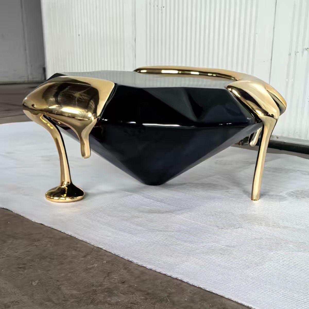 Luxury Italian Irregular Diamond Coffee Table