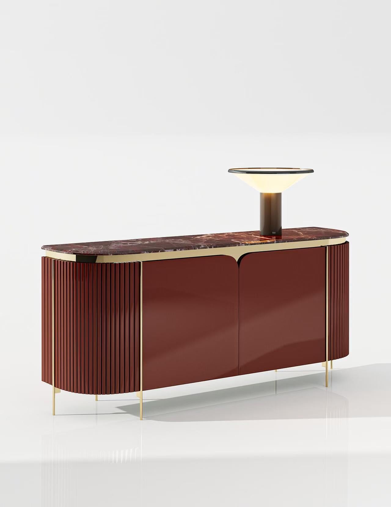Luxury Nordic Marble Sideboard