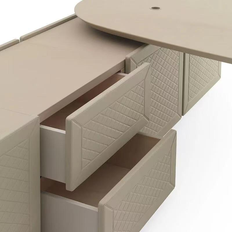 Luxury Italian Bentley-Inspired Executive Desk