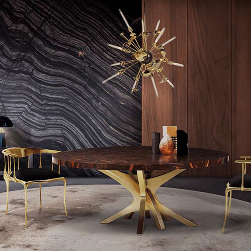 Portuguese Luxury Patch Round Dining Table