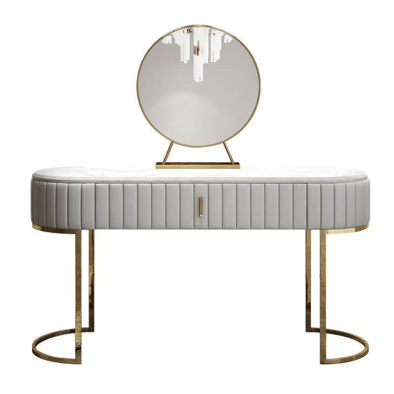 Luxury Italian Stainless Steel Vanity Table