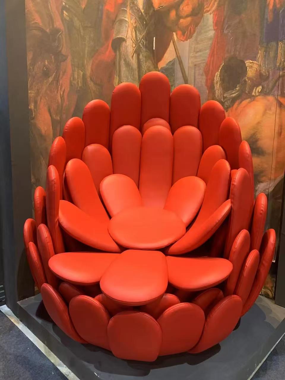 Luxury Italian Nest Petal Lounge Chair