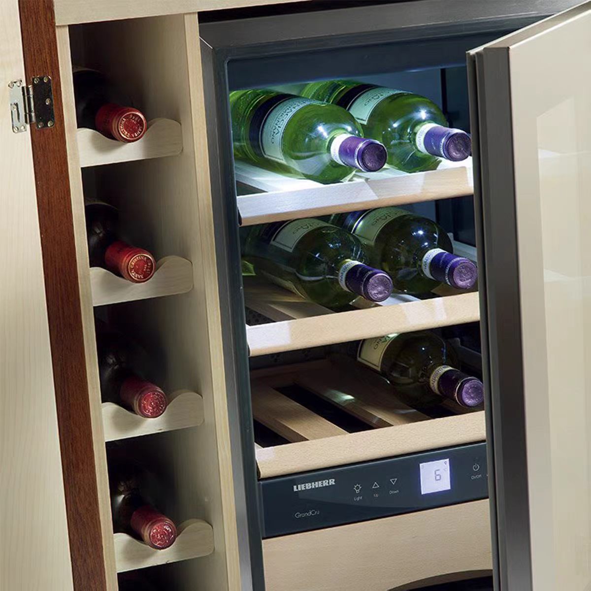 Luxury Italian Designer Wine Cabinet