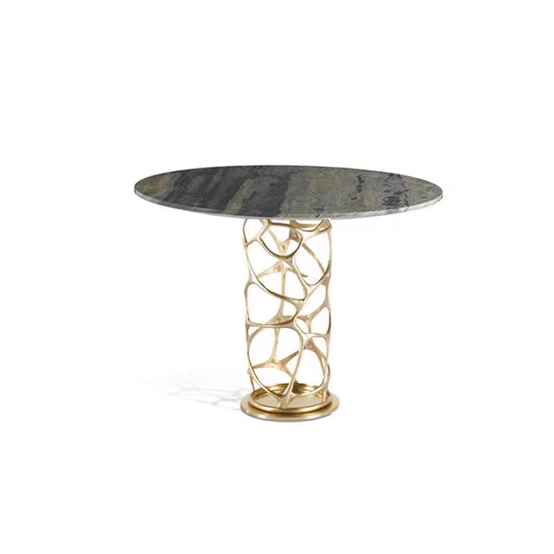 Luxury Italian Brass Spider Web Side Table