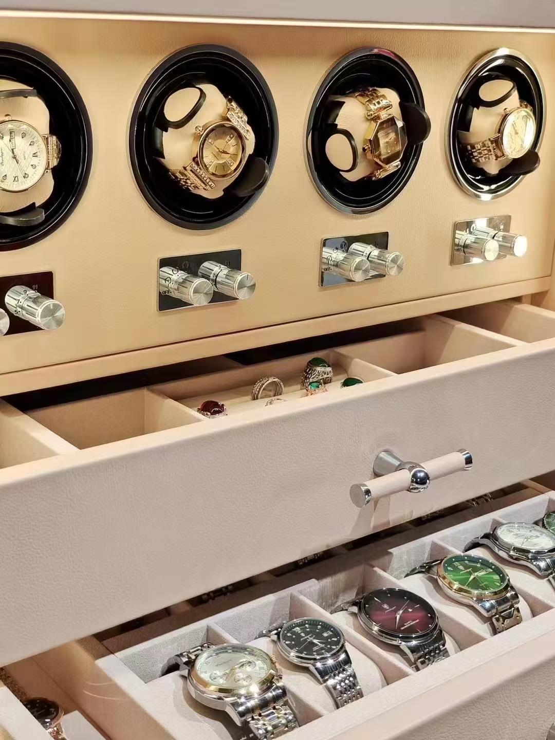 Luxury Italian Watch Winder Safe Cabinet Design