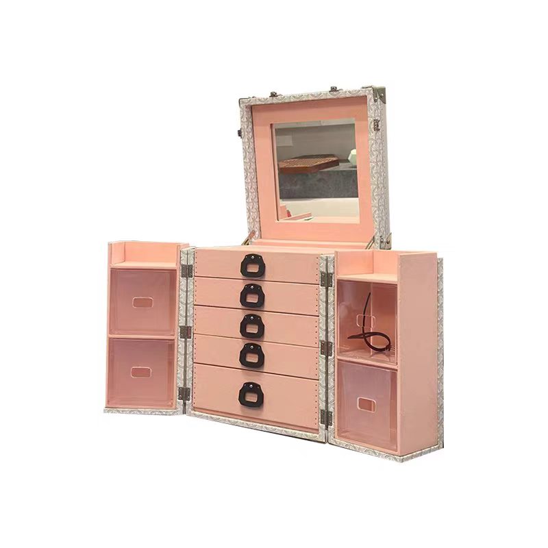 Luxury Italian Pink Jewelry Cabinet