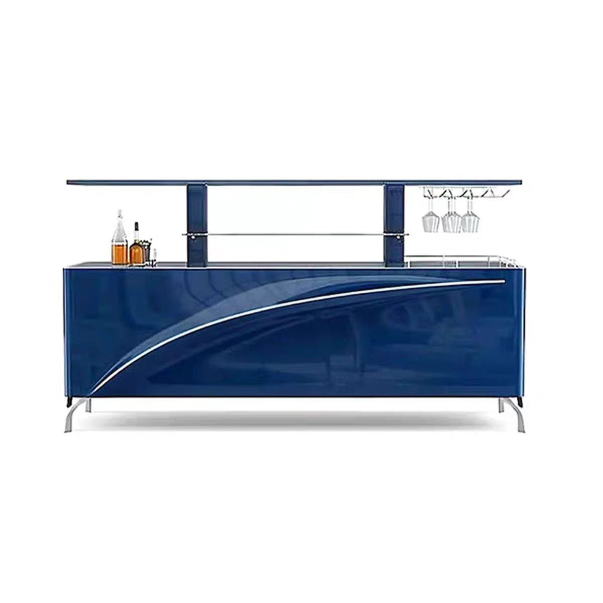 Luxury Italian Automatic Lift-Up Bar Cabinet