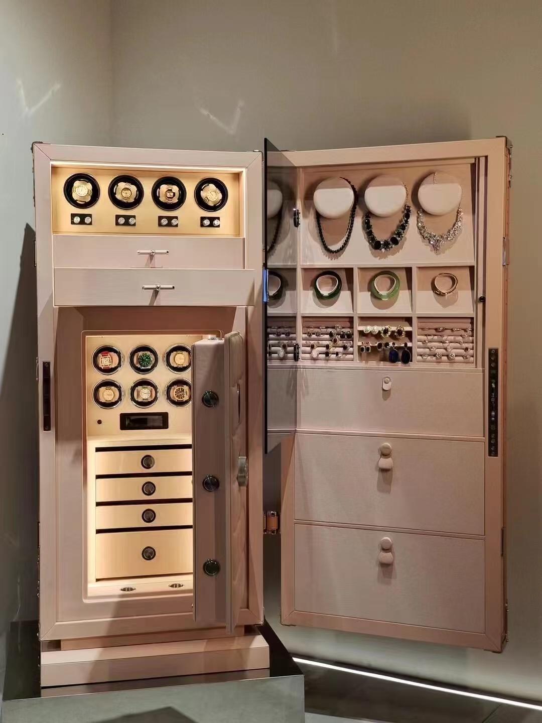 Luxury Italian Watch Winder Safe Cabinet Design