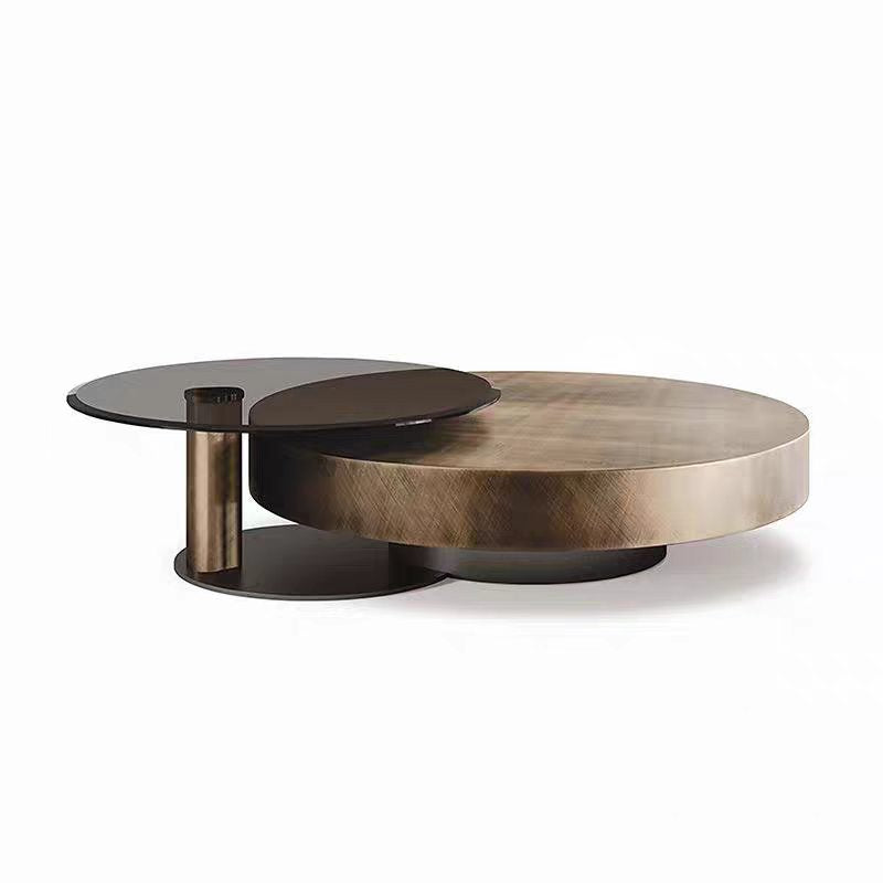 Italian Luxury Round Nesting Coffee Tables