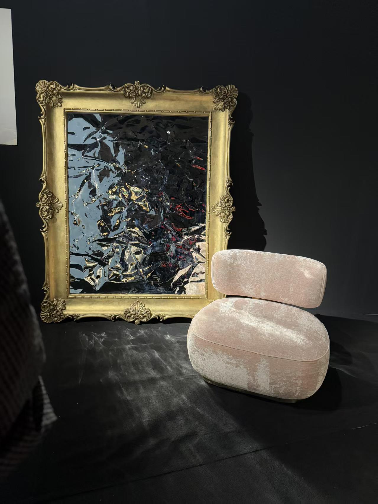 Portuguese Luxury Gold Leaf Wall Mirror