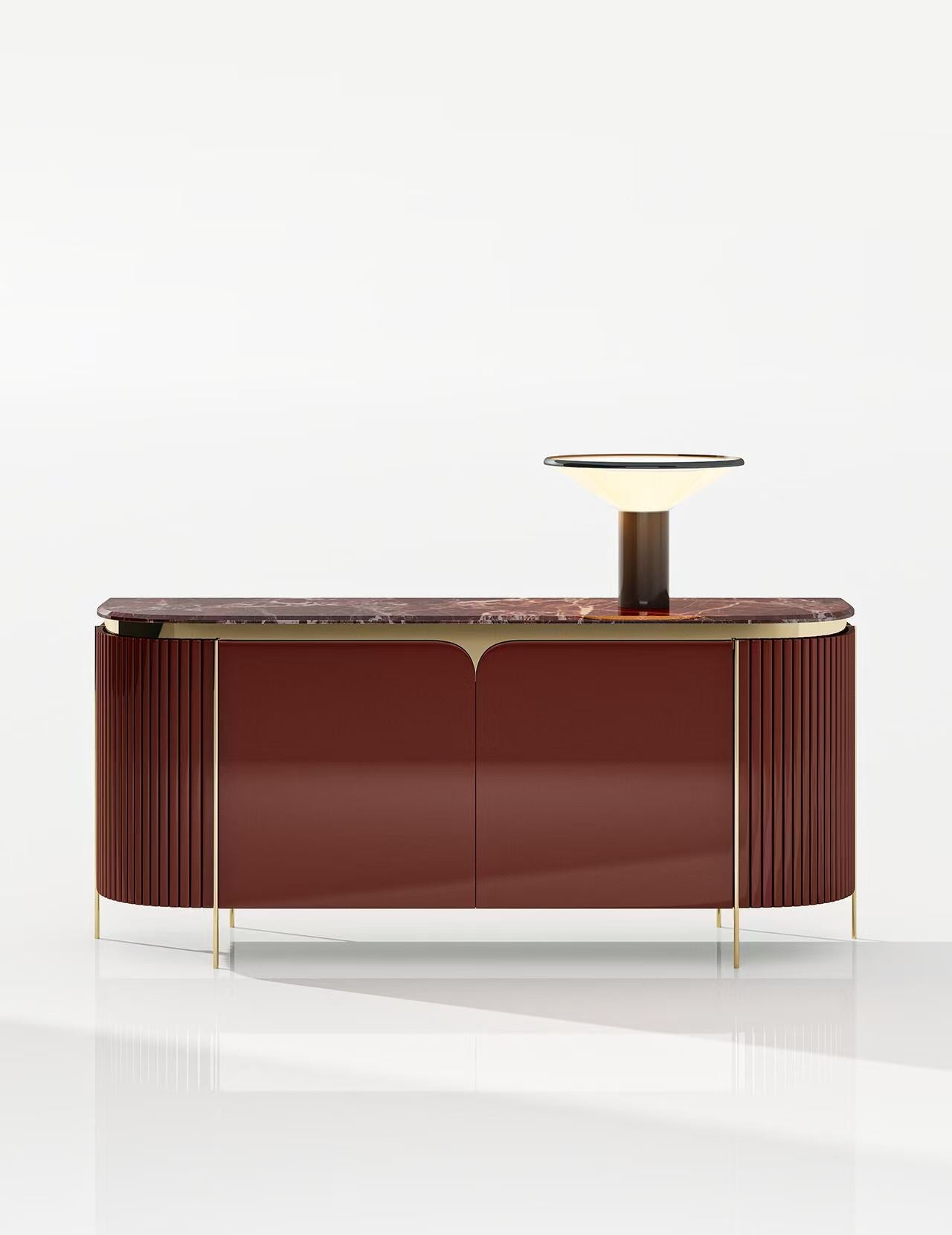 Luxury Nordic Marble Sideboard