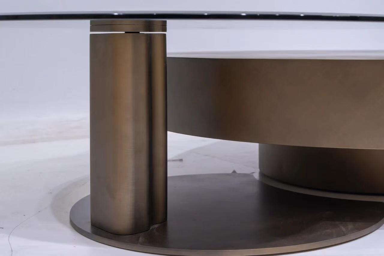 Italian Luxury Round Nesting Coffee Tables
