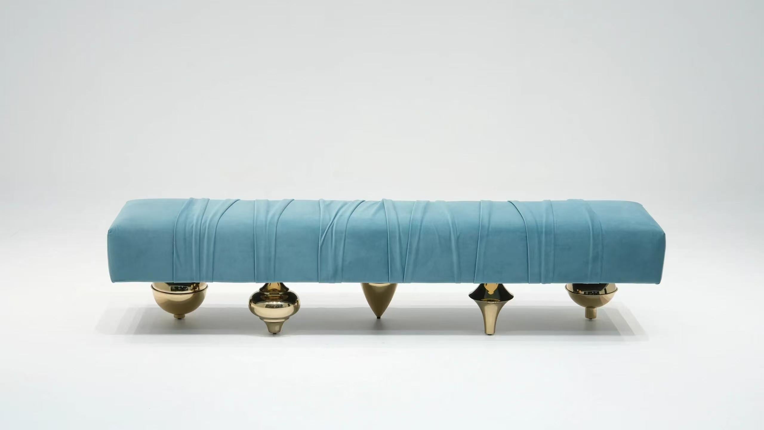 Luxury Modern Upholstered Bed Bench