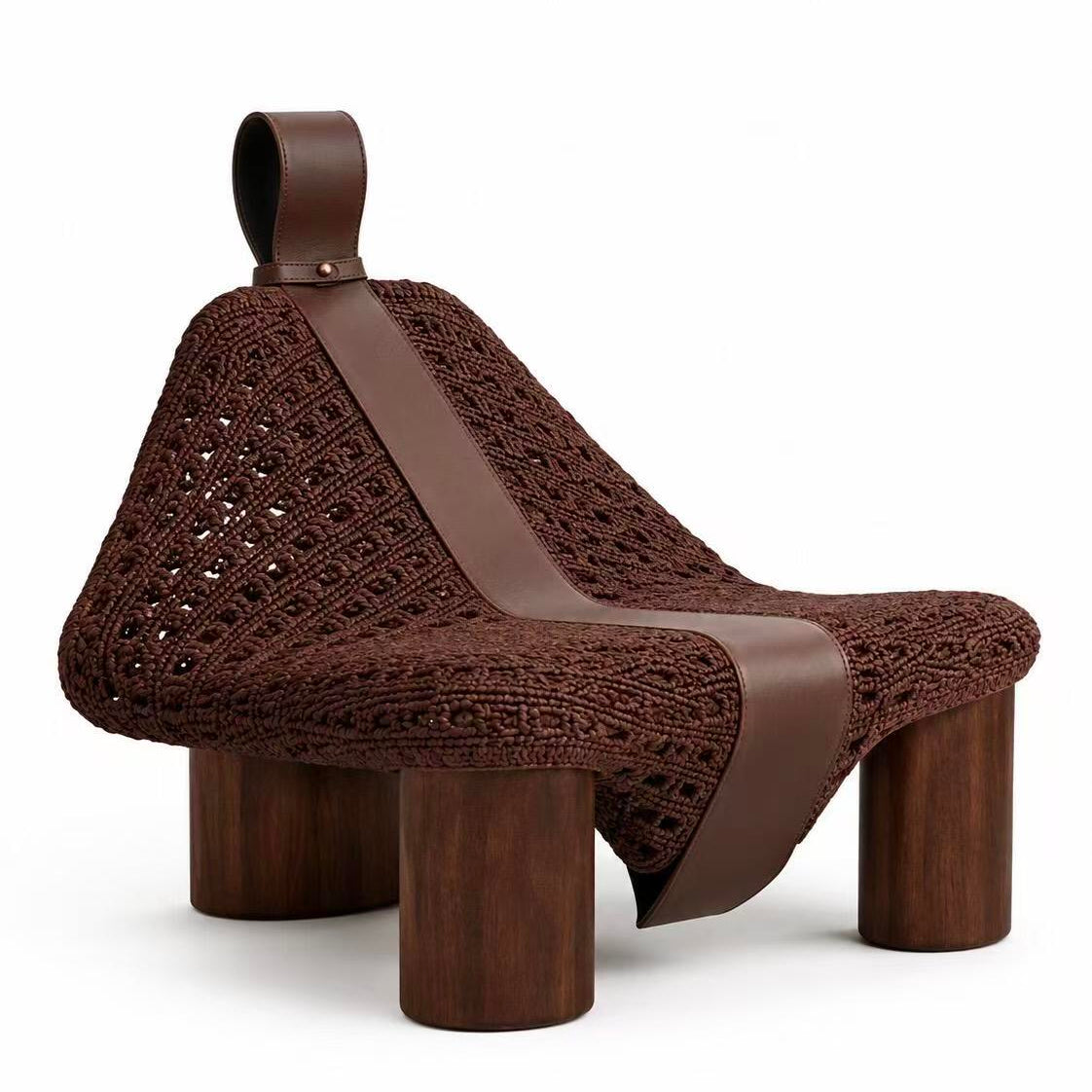 Luxury Italian Handwoven Designer Chair