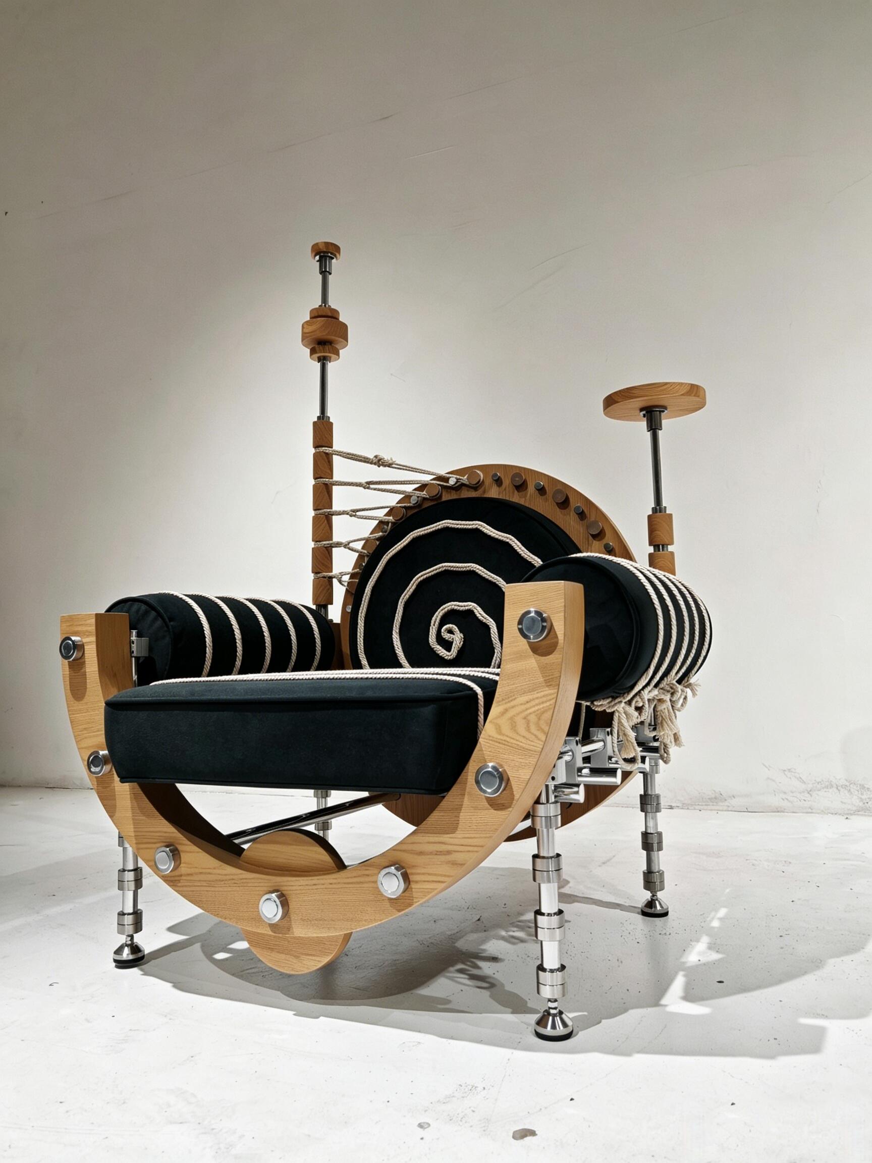 Luxury Italian Artistic Lounge Chair
