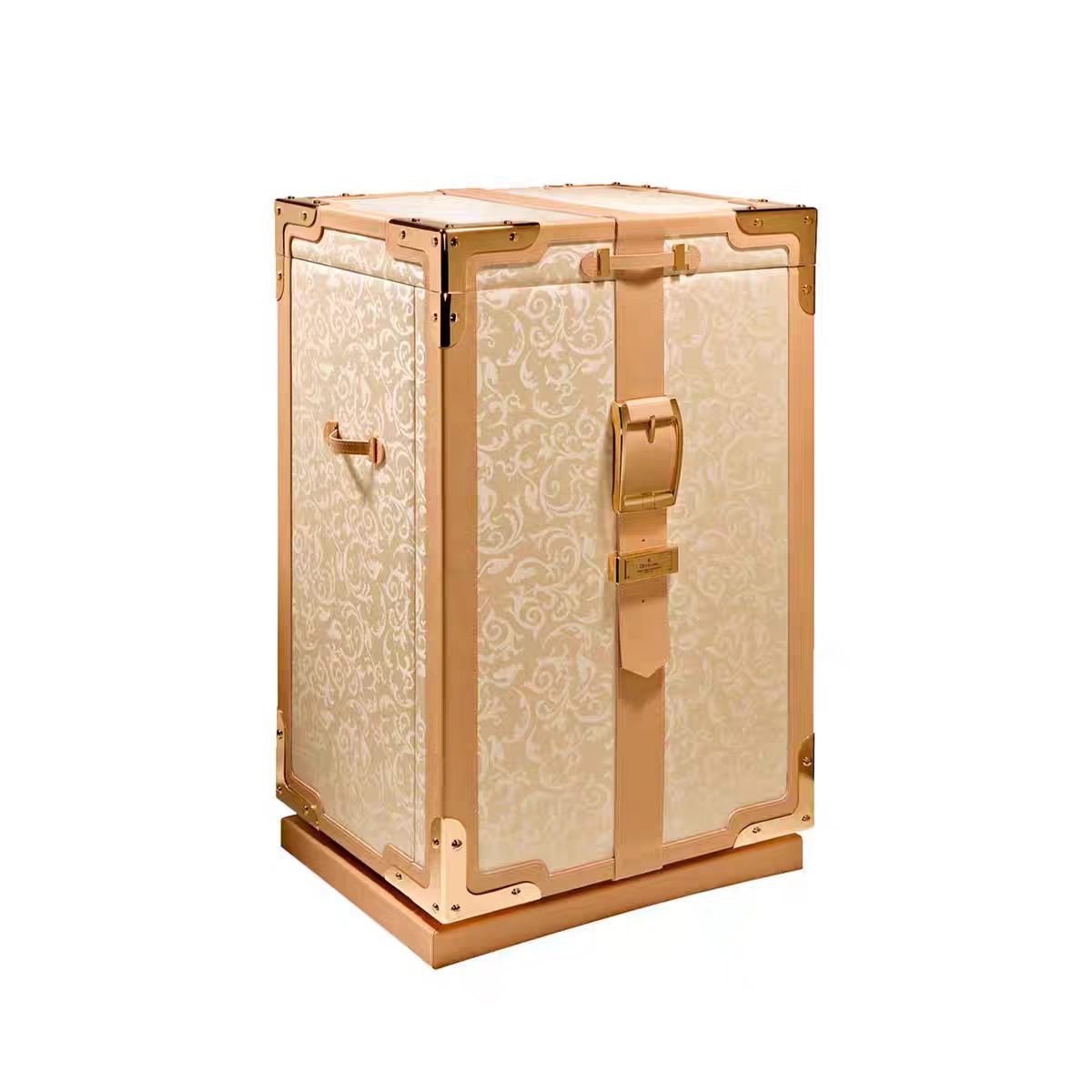 Luxury Italian Jewelry Safe Cabinet with Leather Interior