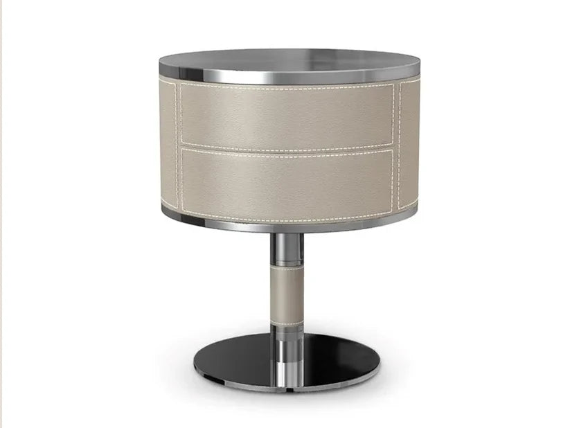 Luxury Modern Leather Bedside Cabinet